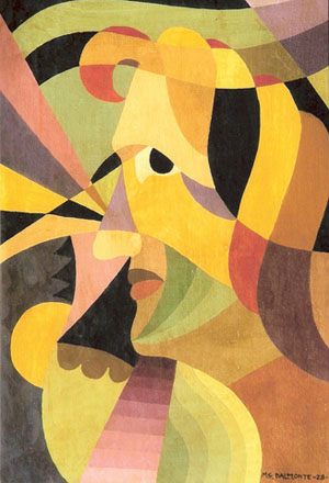 Mario Guido Dal Monte, Ritratto futurista, 1929