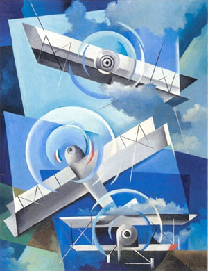 Tullio Crali, Acrobazie in cielo, 1930